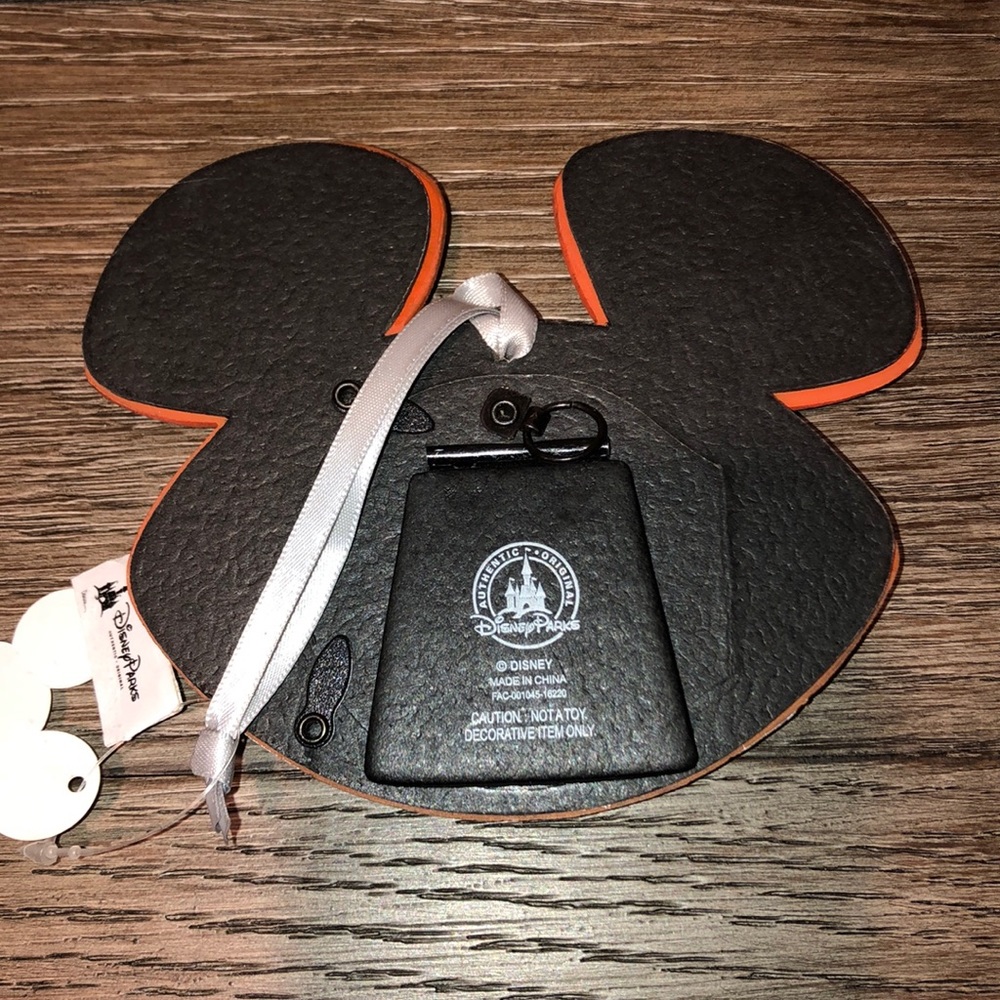 Disney football Mickey Mouse Ears photo ornament - Picture 2 of 3